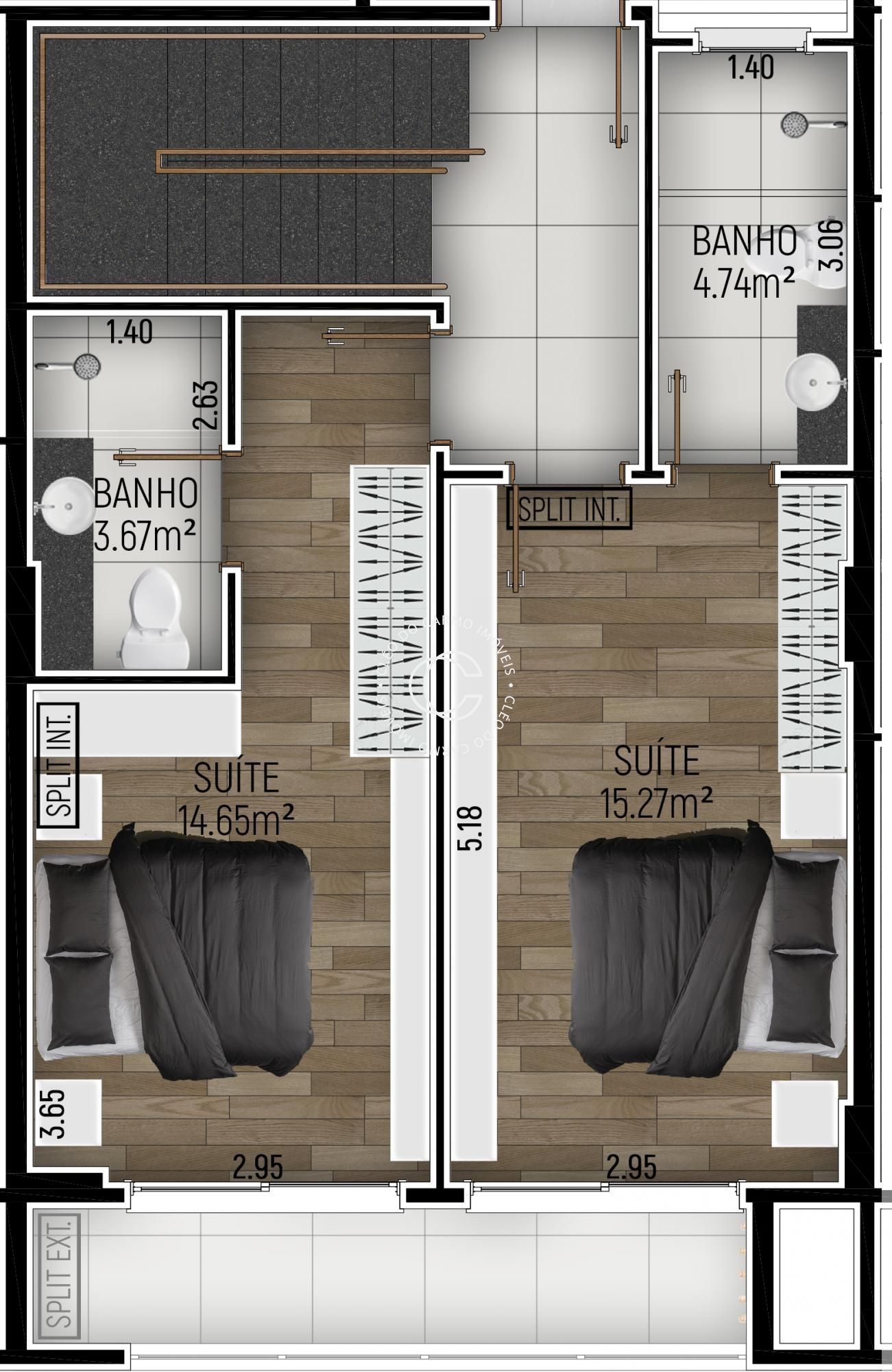 Apartamento à venda com 2 quartos, 121m² - Foto 14