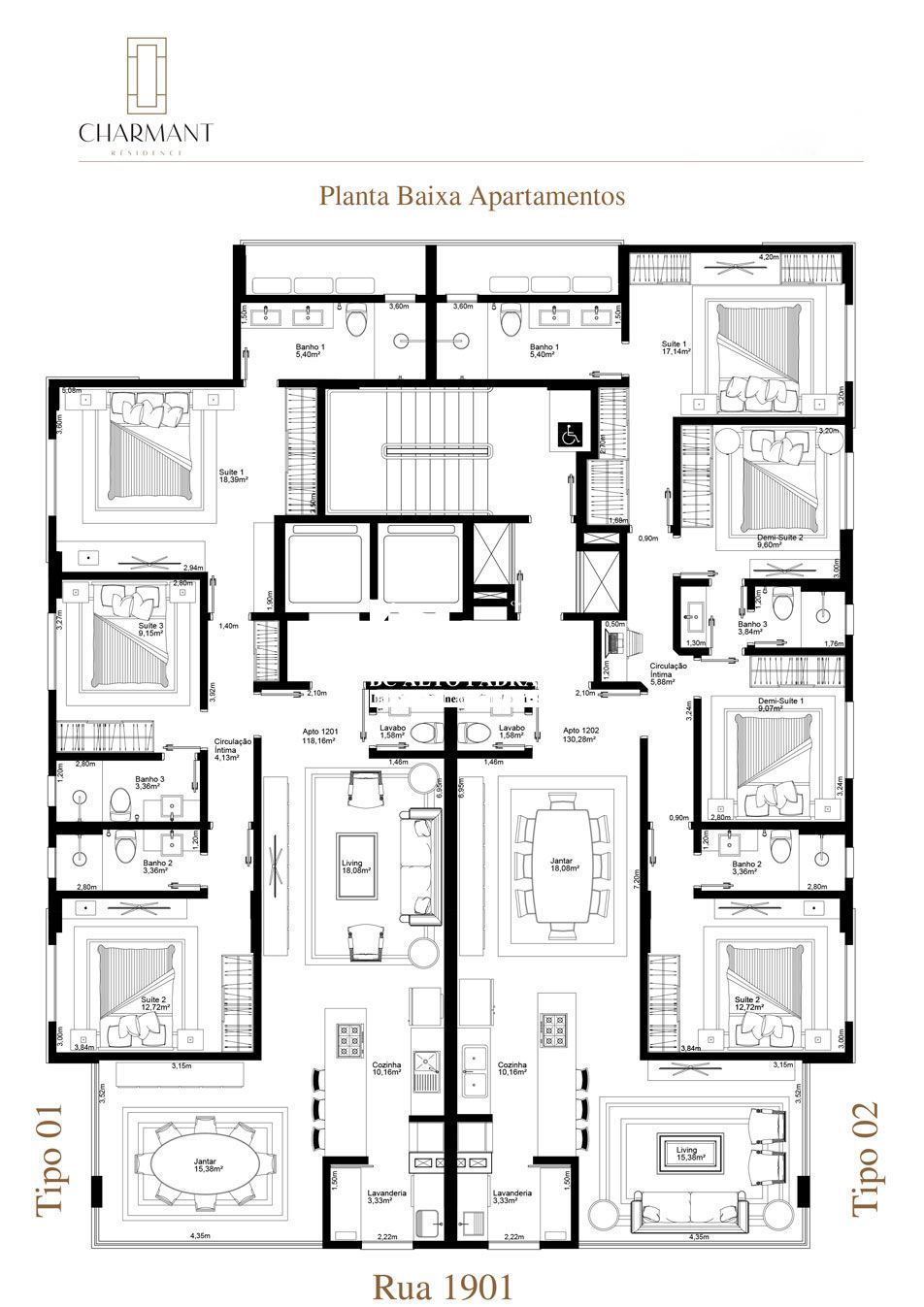 Apartamento à venda com 4 quartos, 131m² - Foto 40