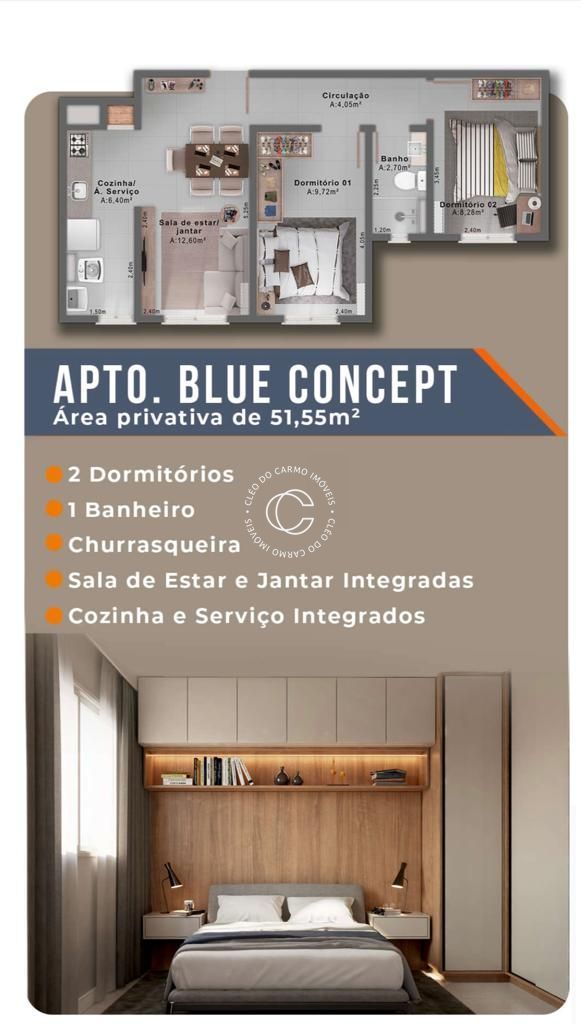Apartamento, 2 quartos, 51 m² - Foto 11