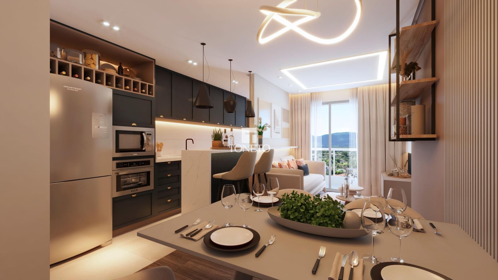 Apartamento, 2 quartos, 52 m² - Foto 3