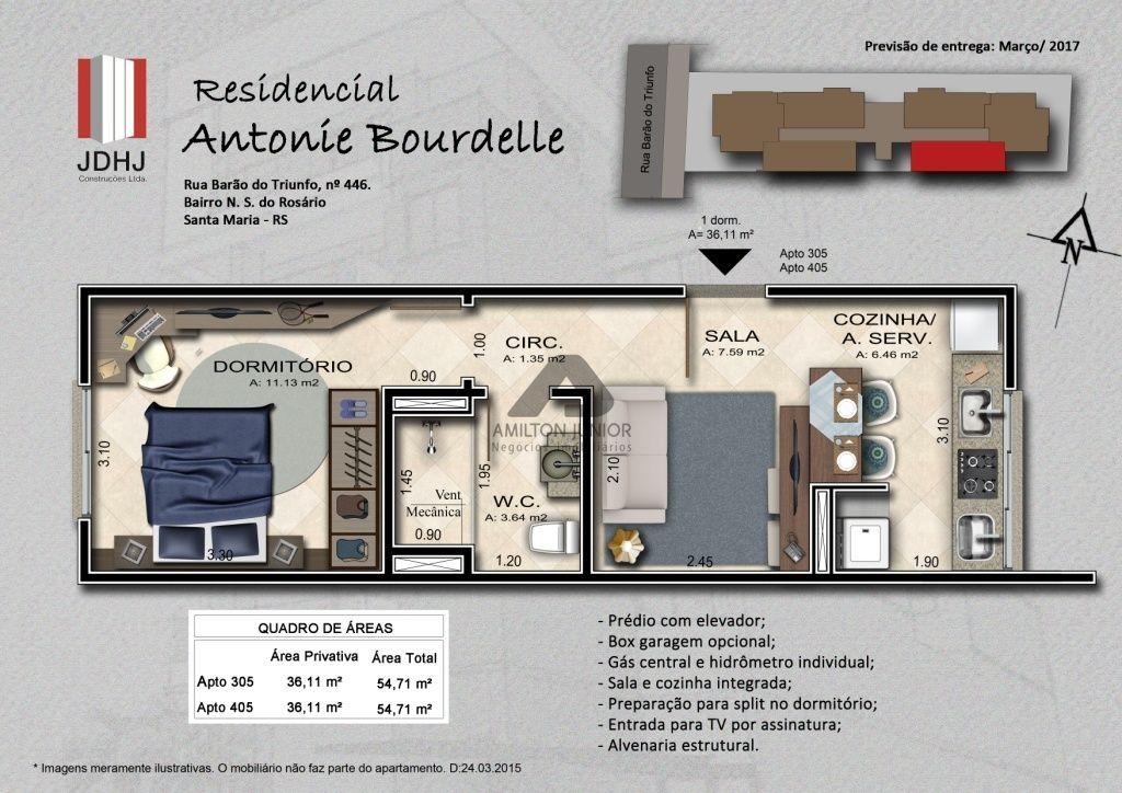 Apartamento à venda com 1 quarto, 113m² - Foto 5