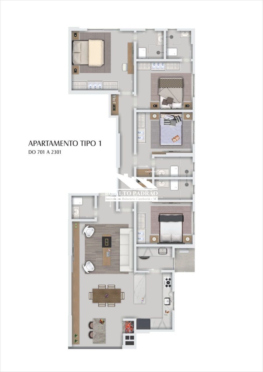 Apartamento à venda com 4 quartos, 135m² - Foto 14