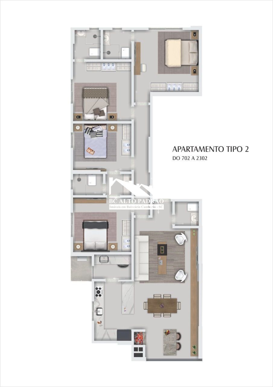 Apartamento à venda com 4 quartos, 135m² - Foto 15