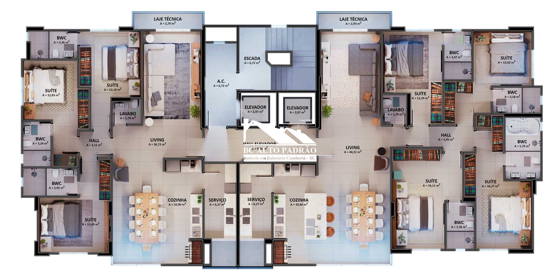 Apartamento à venda com 4 quartos, 159m² - Foto 20