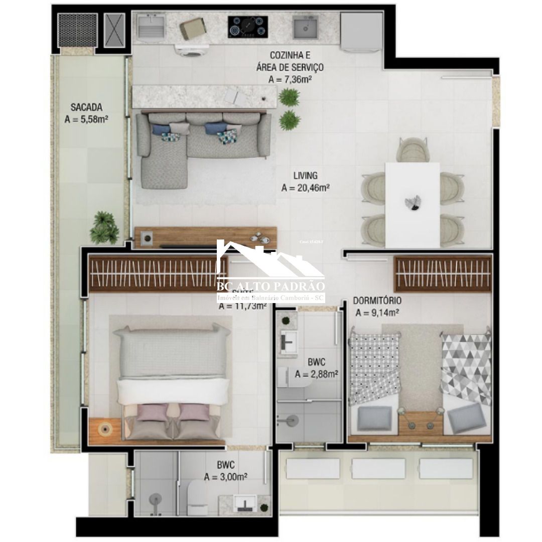 Apartamento à venda com 2 quartos, 64m² - Foto 25