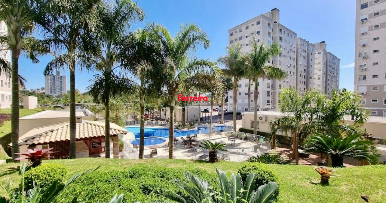Apartamento com Sacada Churrasqueira Morro Santana com 1 vaga de garagem