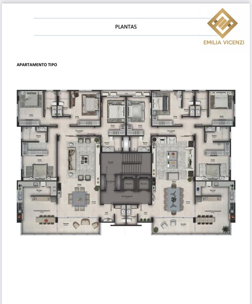 Apartamento, 4 quartos, 308 m² - Foto 6