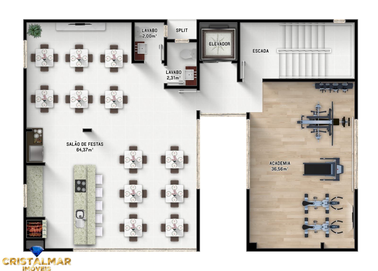 Apartamento à venda com 3 quartos, 147m² - Foto 7