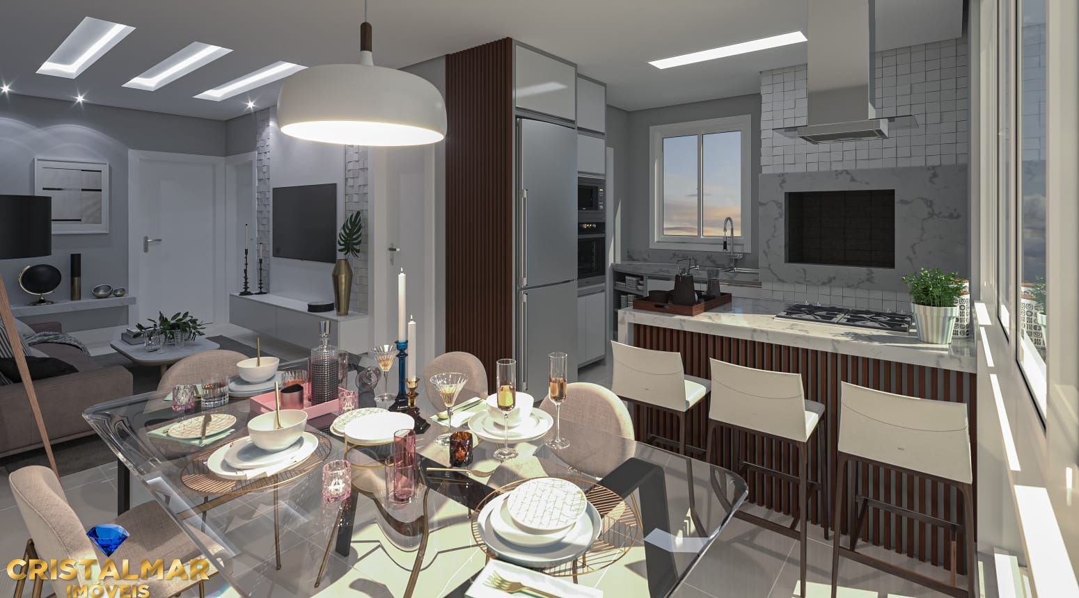 Apartamento à venda com 3 quartos, 147m² - Foto 4