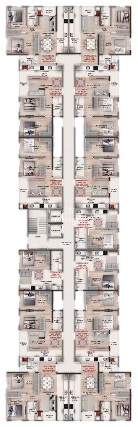 Apartamento, 1 quarto, 31 m² - Foto 24