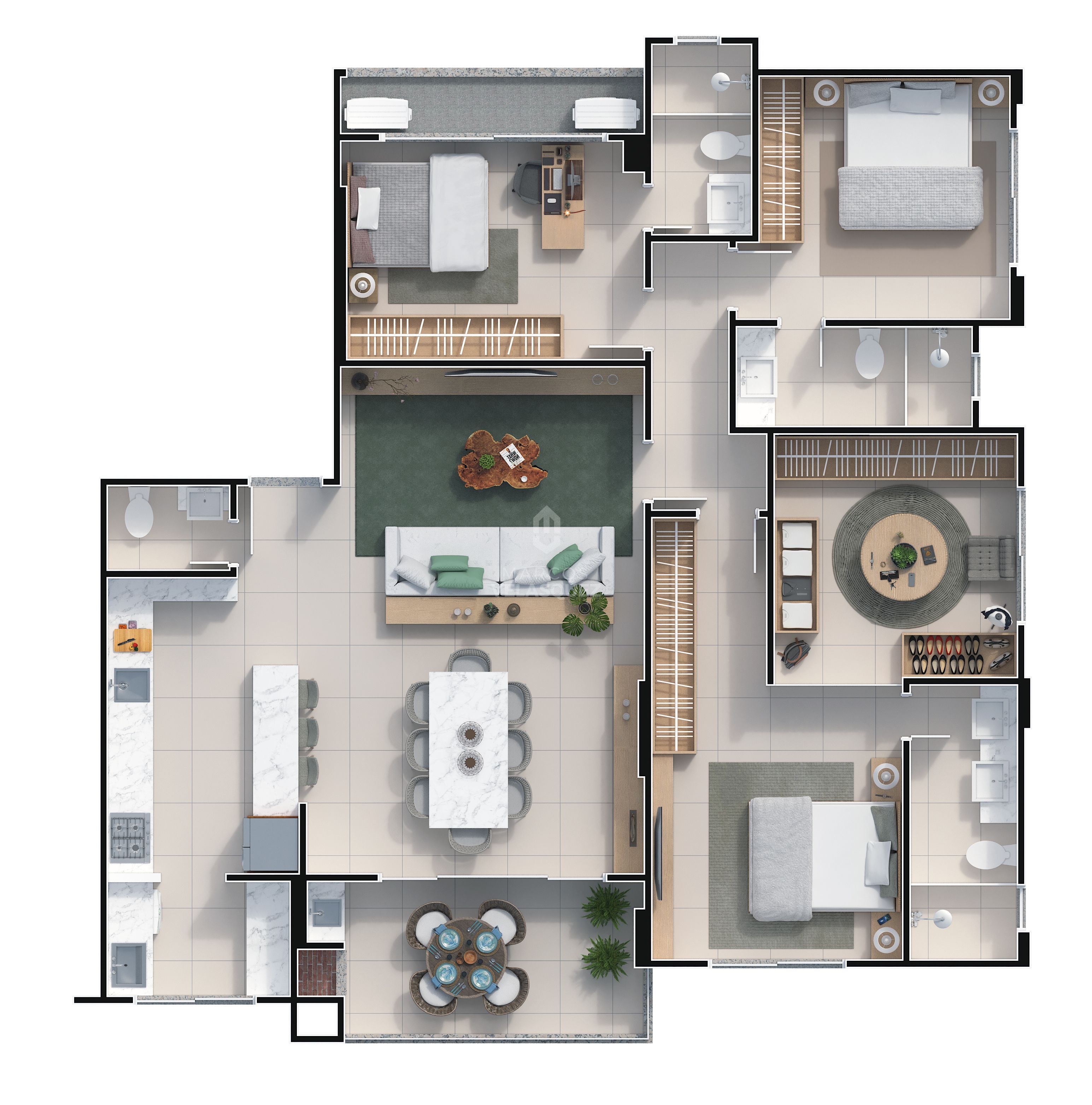 Apartamento, 4 quartos, 130 m² - Foto 24