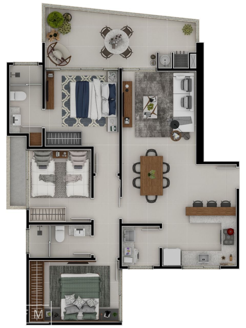 Apartamento à venda com 3 quartos, 110m² - Foto 20