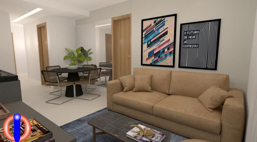 Apartamento à venda com 2 quartos, 55m² - Foto 2