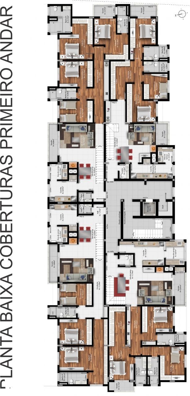 Apartamento à venda com 3 quartos, 137m² - Foto 3