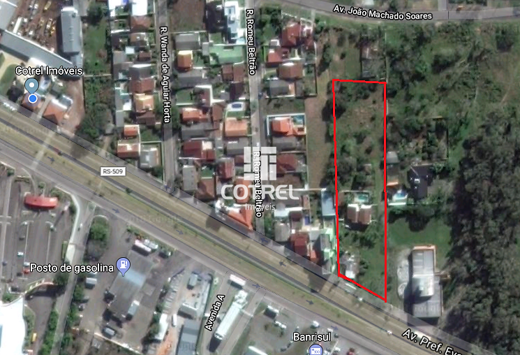 Terreno comercial com 4.000 m² situado na Av. Prefeito Evandro Behr (faixa velha
