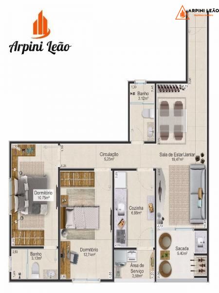 Apartamento à venda com 1 quarto, 43m² - Foto 20