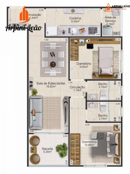 Apartamento à venda com 1 quarto, 43m² - Foto 22