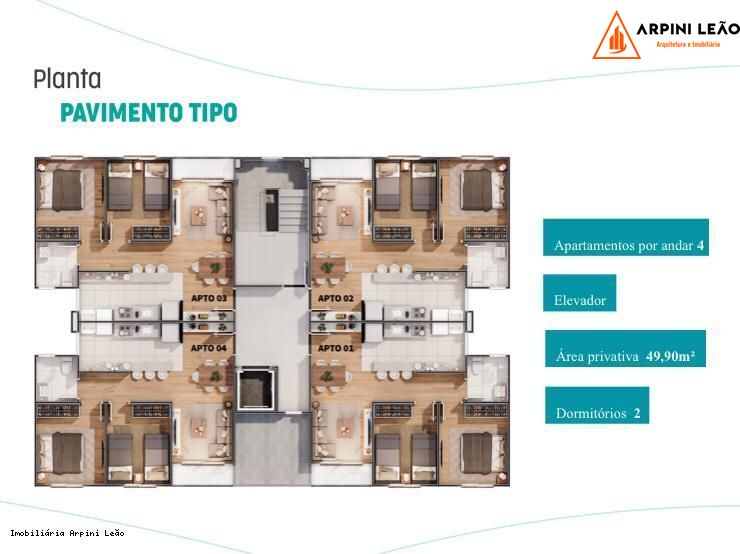 Apartamento à venda com 2 quartos, 49m² - Foto 14