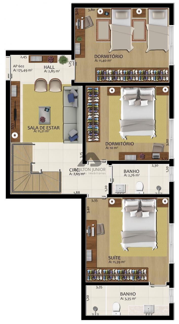 Cobertura à venda com 3 quartos, 157m² - Foto 28