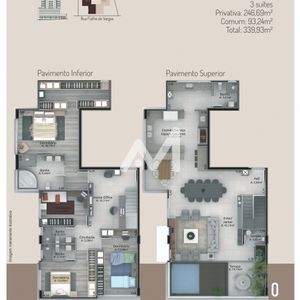 Cobertura com 251m² e 4 dormitórios no bairro Centro em Lajeado para Comprar