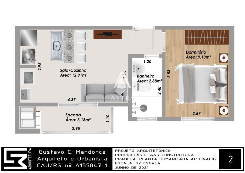 Apartamento à venda com 1 quarto, 40m² - Foto 12