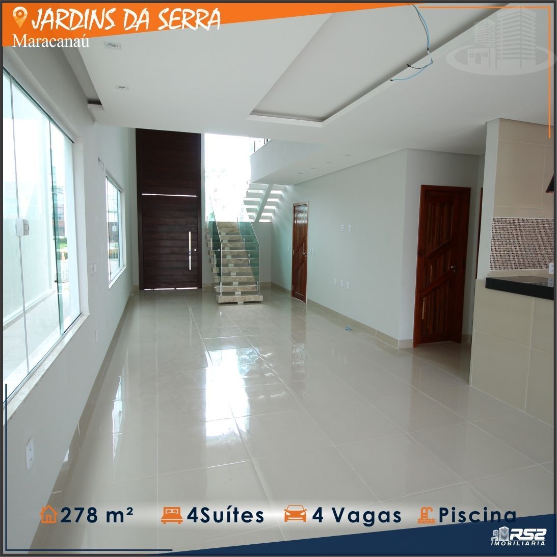 Casa de Condomínio à venda com 4 quartos, 278m² - Foto 2