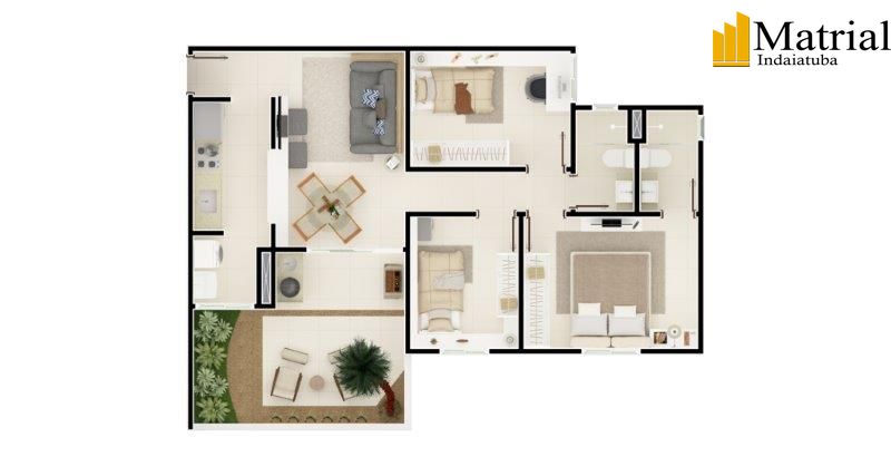 Apartamento, 2 quartos, 74 m² - Foto 24