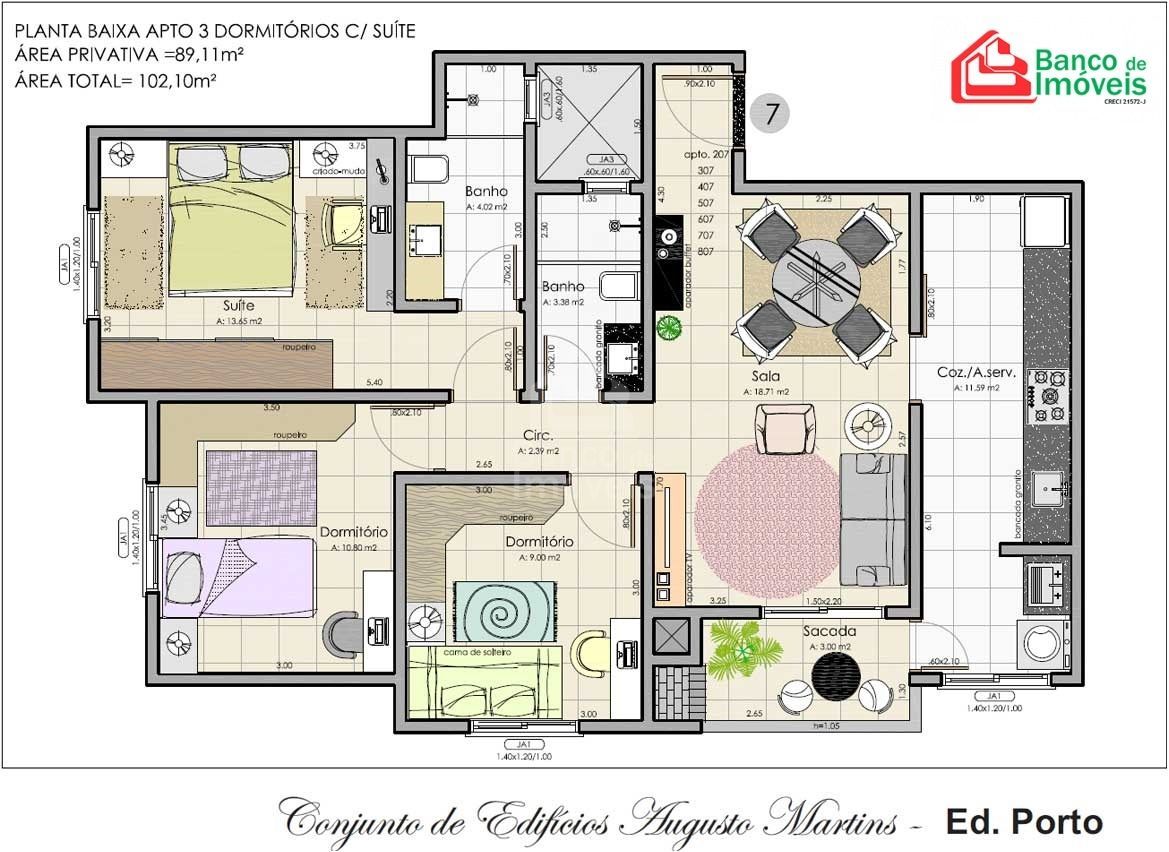 Apartamento à venda com 3 quartos, 88m² - Foto 20