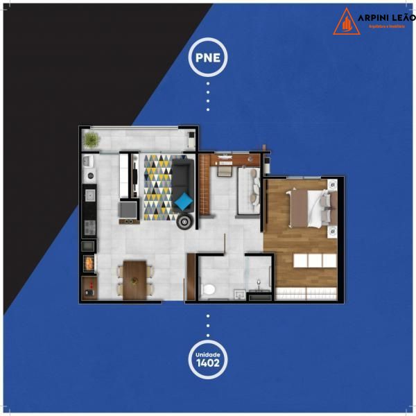 Apartamento à venda com 1 quarto, 34m² - Foto 10