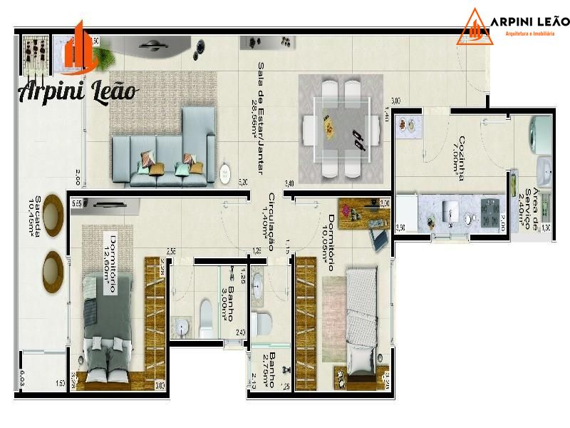 Apartamento à venda com 1 quarto, 43m² - Foto 26