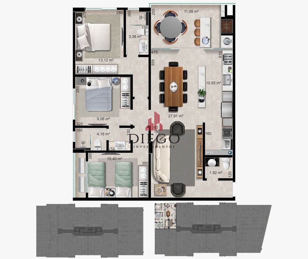 Apartamento, 3 quartos, 125 m² - Foto 13