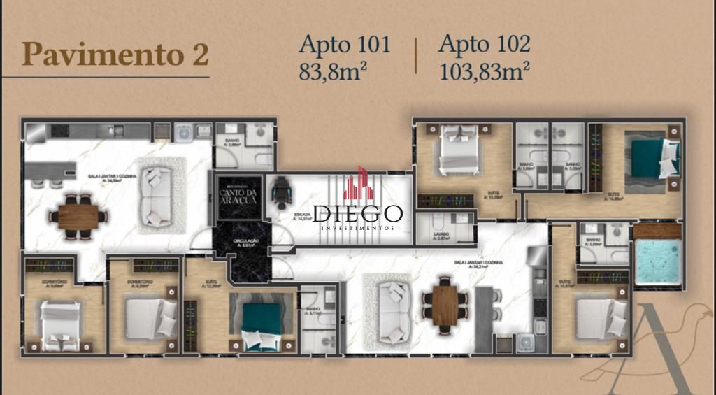 Apartamento, 3 quartos, 83 m² - Foto 5