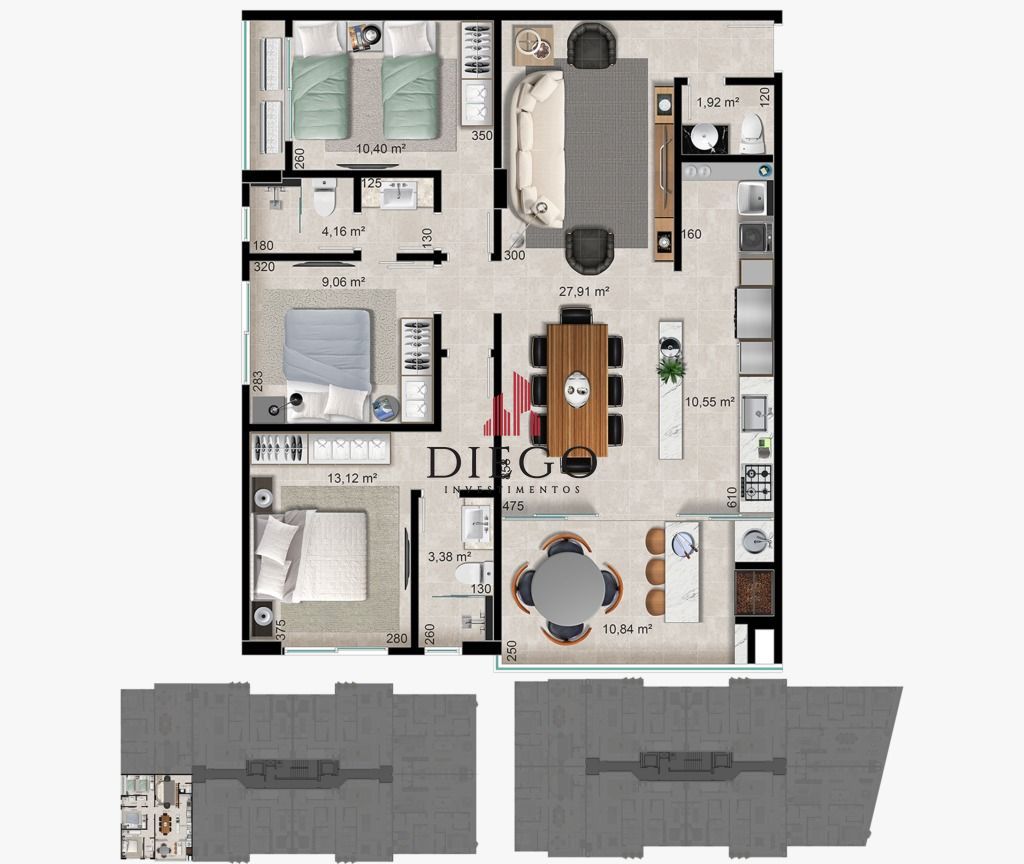 Apartamento à venda com 3 quartos, 125m² - Foto 16