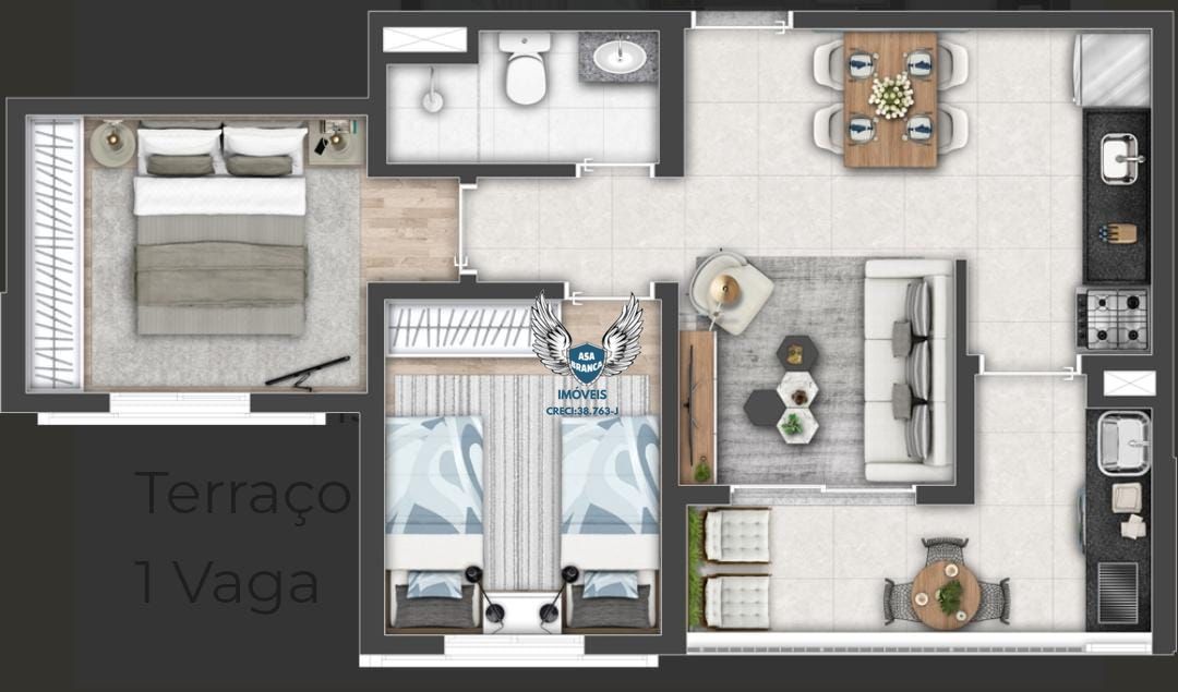 Apartamento, 2 quartos, 47 m² - Foto 13