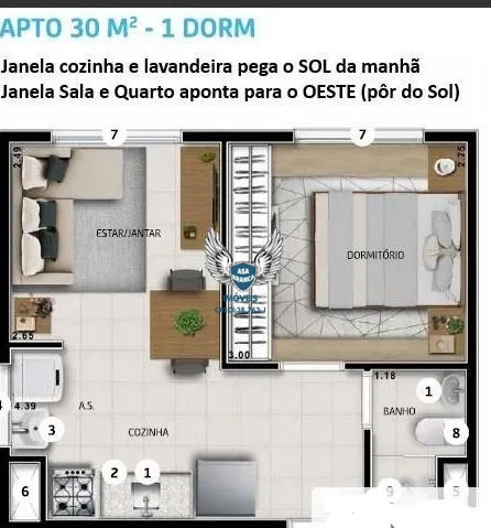 Apartamento, 1 quarto, 30 m² - Foto 24