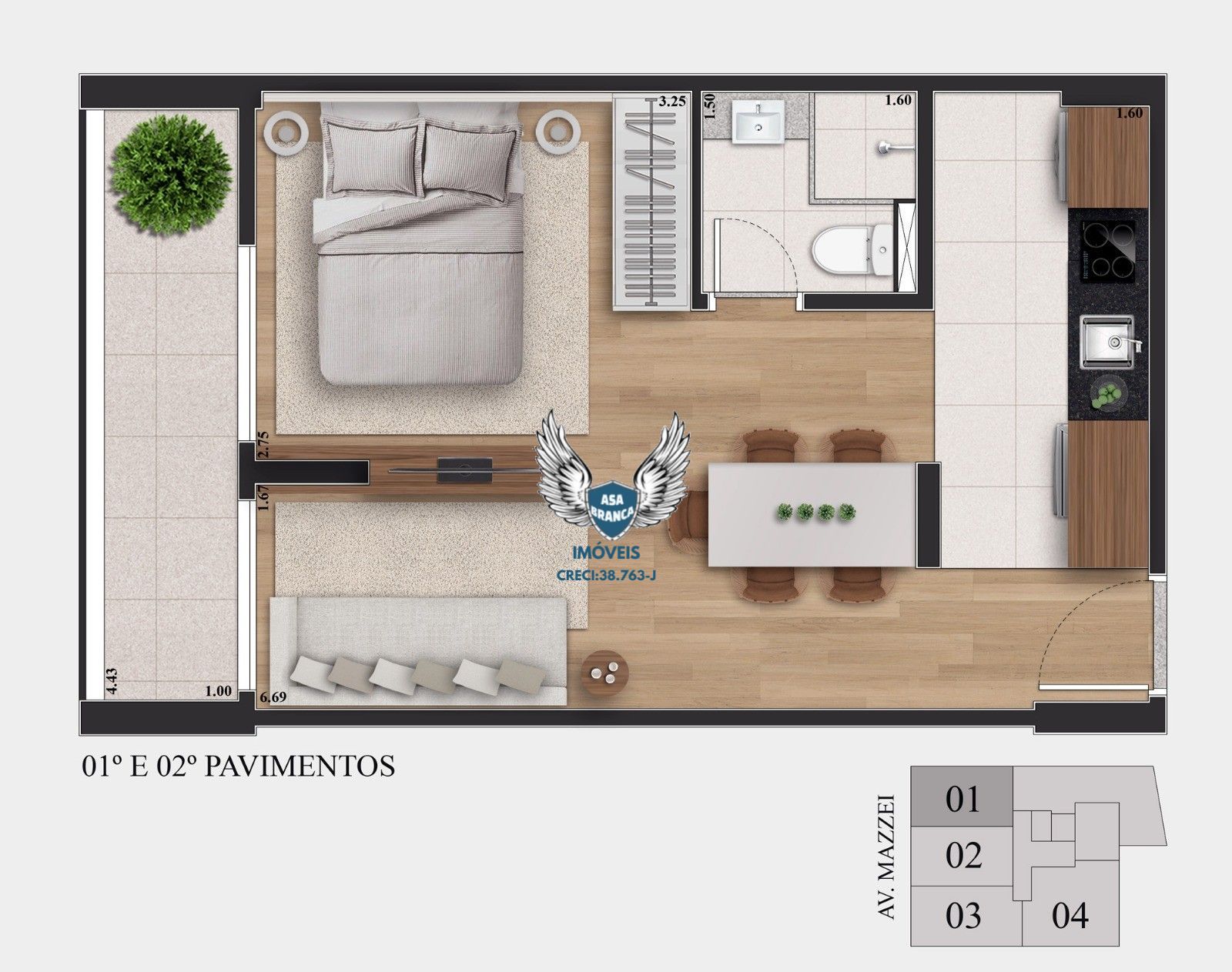 Apartamento, 1 quarto, 24 m² - Foto 5