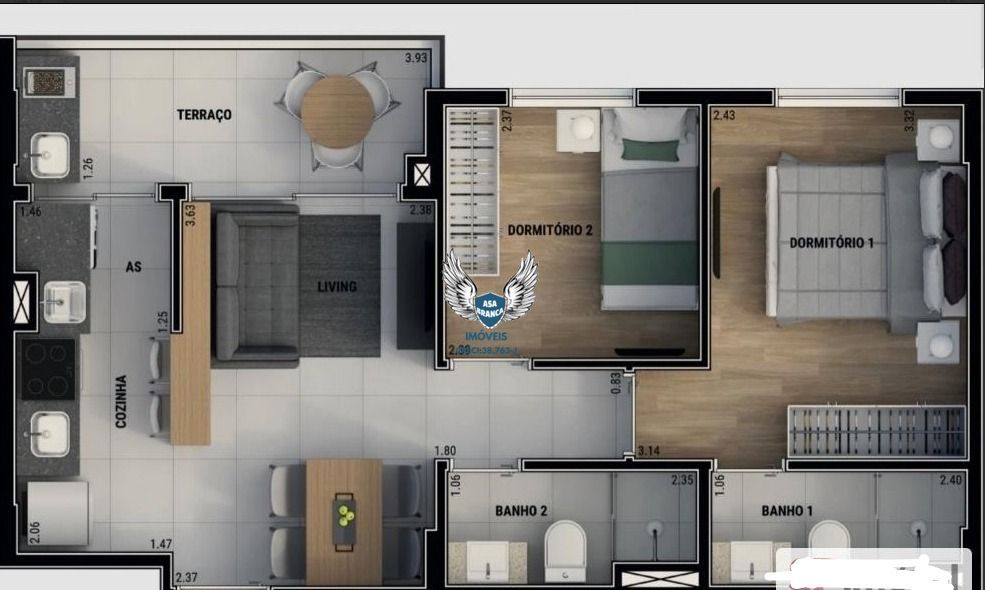 Apartamento, 2 quartos, 45 m² - Foto 20
