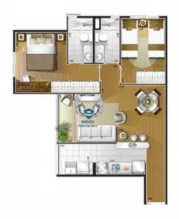 Apartamento, 2 quartos, 54 m² - Foto 17