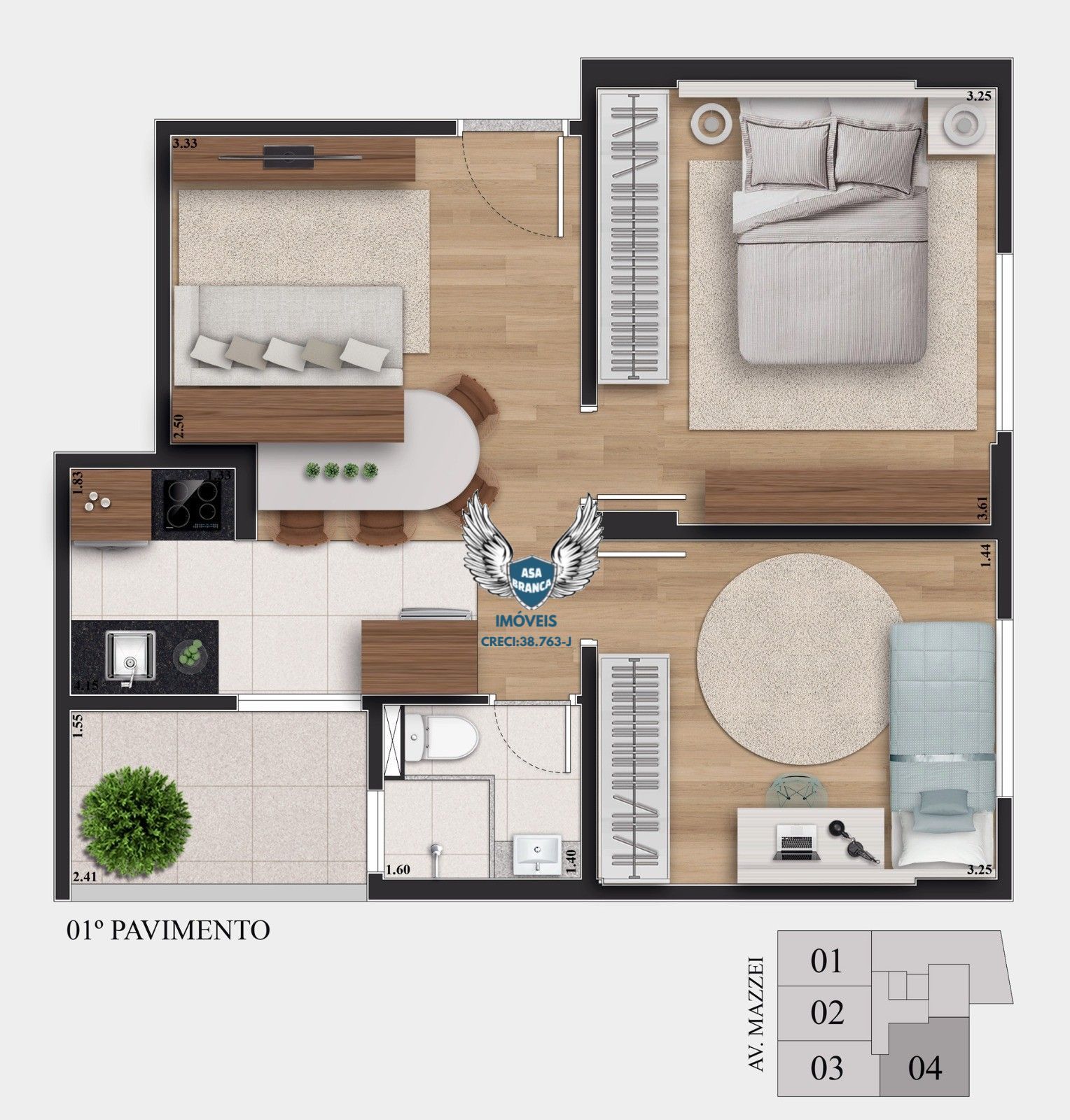 Apartamento, 1 quarto, 24 m² - Foto 16