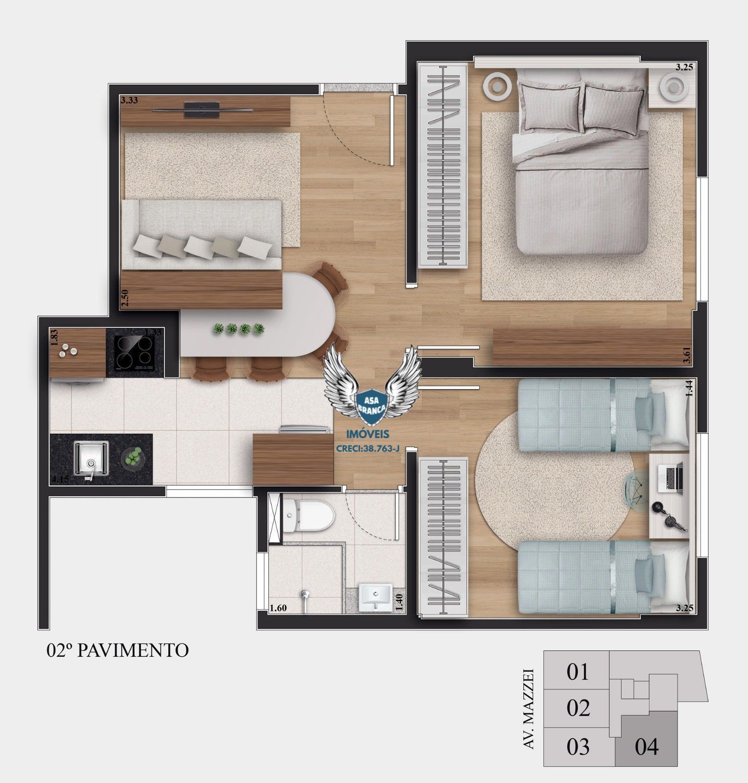 Apartamento, 1 quarto, 24 m² - Foto 9