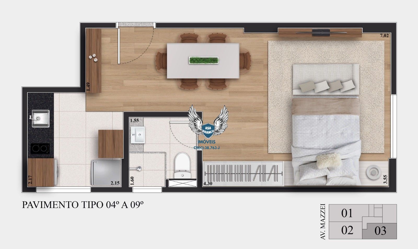 Apartamento, 1 quarto, 24 m² - Foto 14