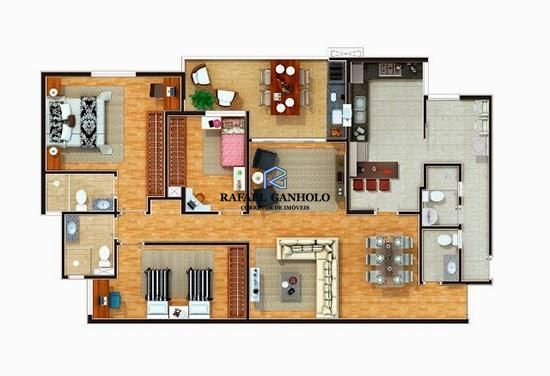 Apartamento à venda com 3 quartos, 131m² - Foto 5