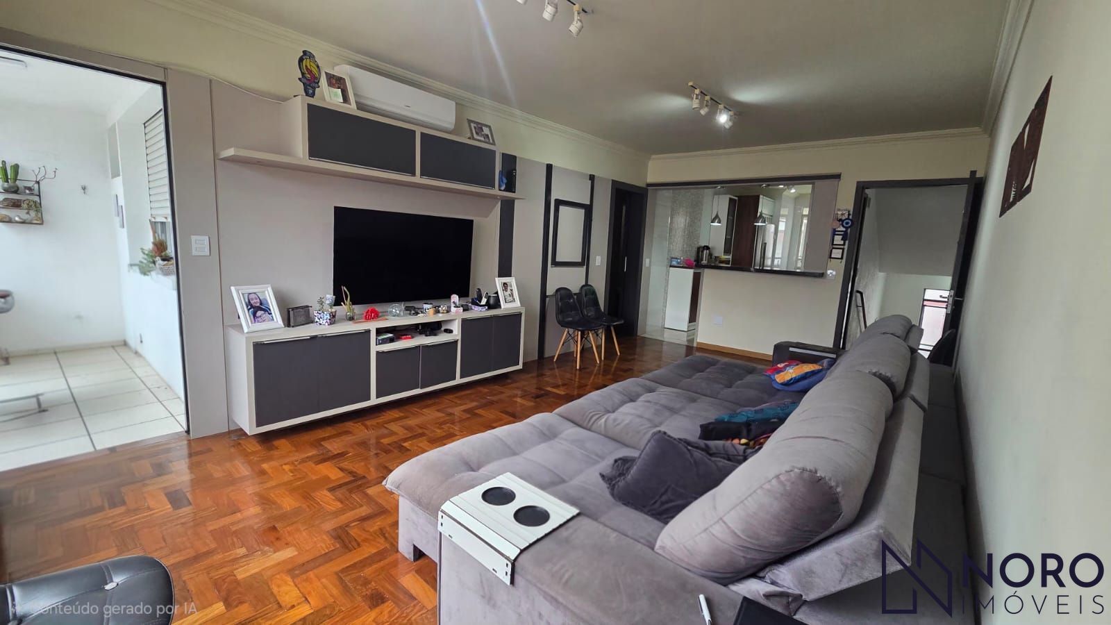 Apartamento semimobiliado com 2 dormitórios e suíte próximo à UFN