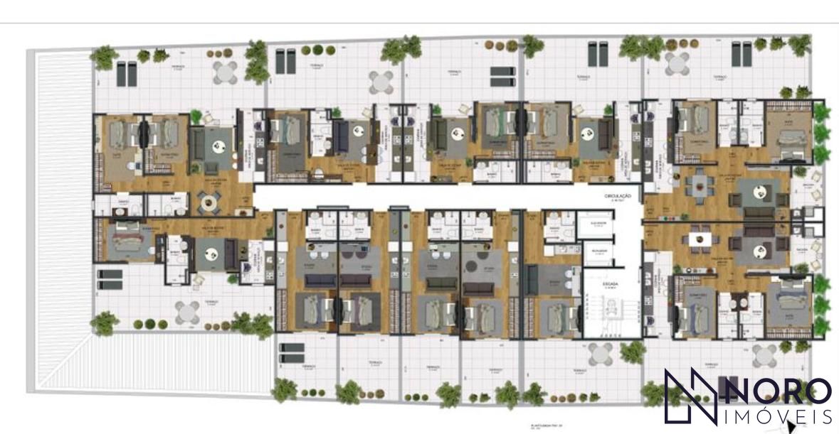 Studio Garden à Venda 47 m² Bairro Dores Infraestrutura Completa
