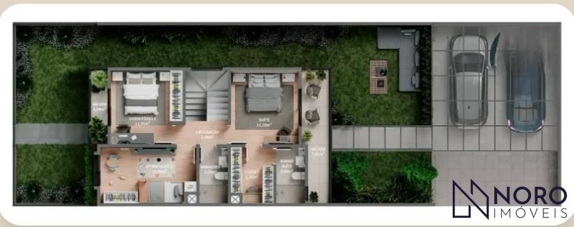 Casa em condomínio à venda no Bairro São José – conforto, espaço e excelente loc