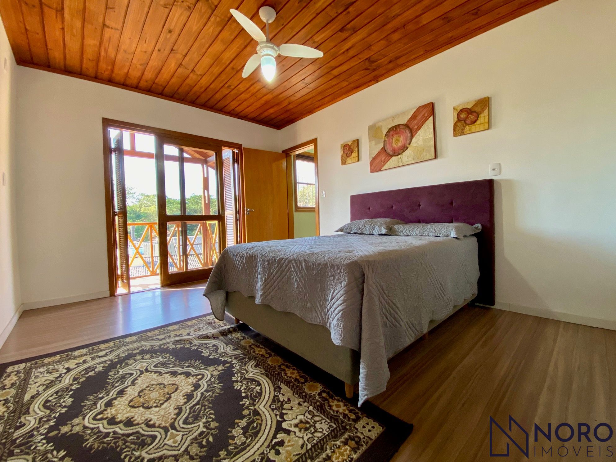 Casa semi nova em itaara com 2 suites living com lareira integrado com cozinha p