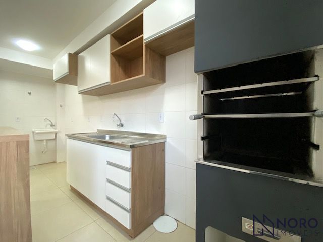 Apartamento semi mobiliado 1 quarto churrasqueira splits box elevador bairro fát