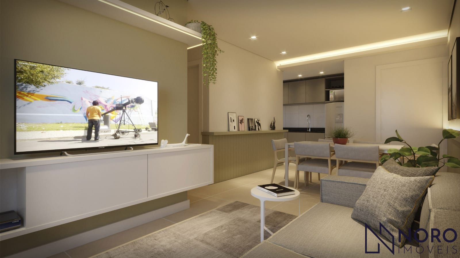 Apartamento 2 dormitórios com sacada e churrasqueira