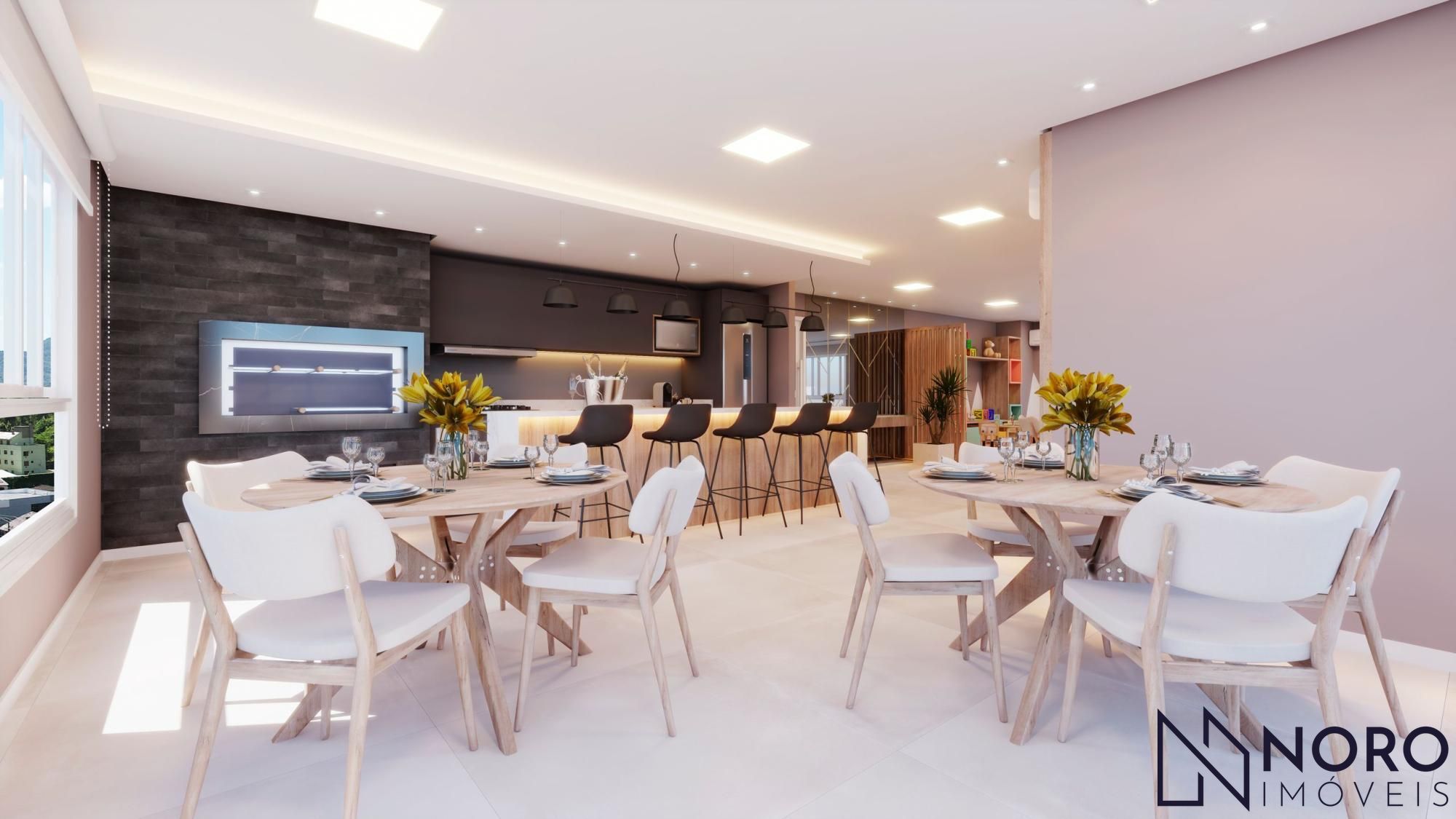 Apartamento 2 dormitórios (1 suite) sala de estar e jantar, sacada com churrasqu