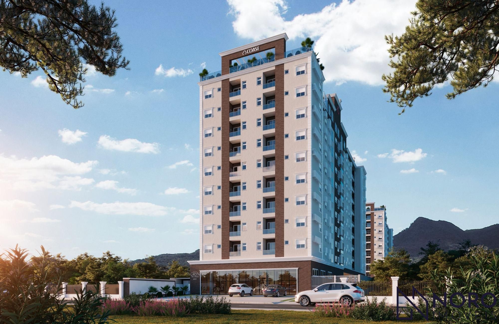Apartamento 2 dormitórios (1 suite) sala de estar e jantar, sacada com churrasqu